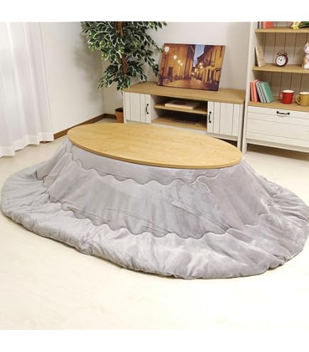 Amazon.co.jp : 無印良品 フランネルこたつふとん ブラウンチェック 大